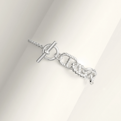 Chaine d'ancre Alea II シルバーブレスレット PM