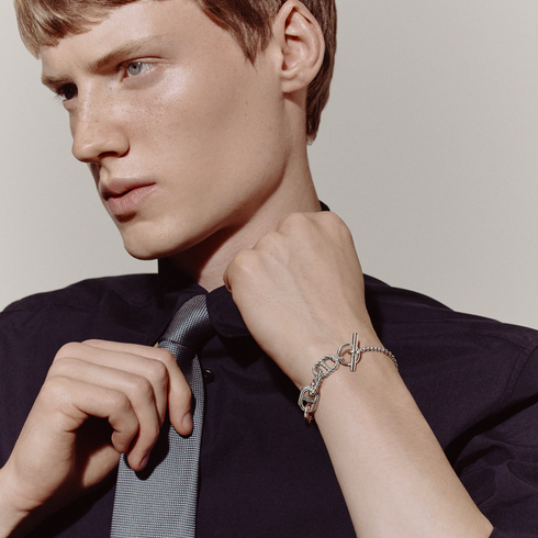 Chaine d'ancre Alea II シルバーブレスレット PM