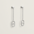 Chaine d'ancre Alea II. シルバーピアス
