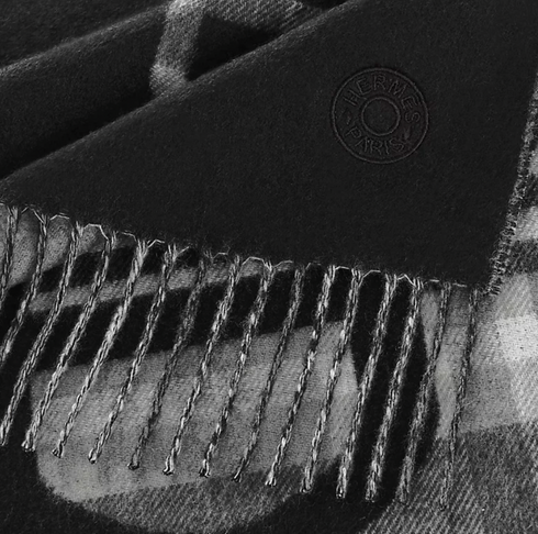 カシミアマフラー 25×150 cm 《タータン・マイヨン》