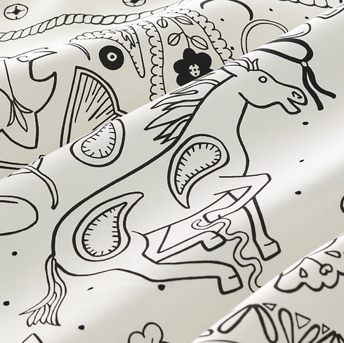 シルクバンダナ 《Animaux》55