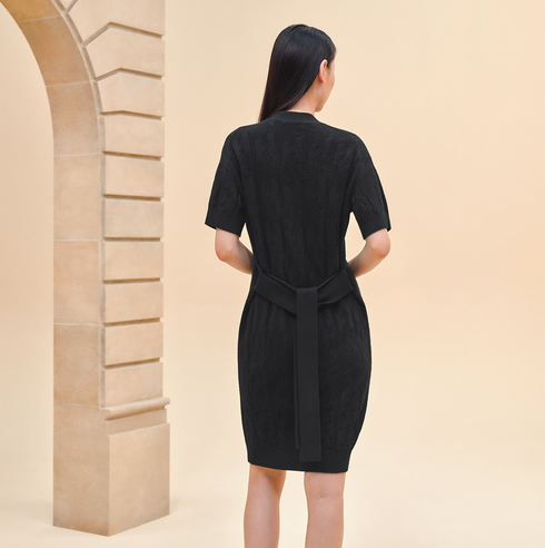 "H" ショートスリーブドレス